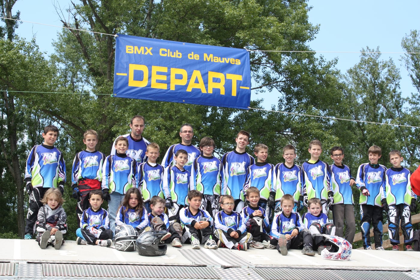 Les pilotes de Mauves lors du premier Trophée du Saint-Joseph